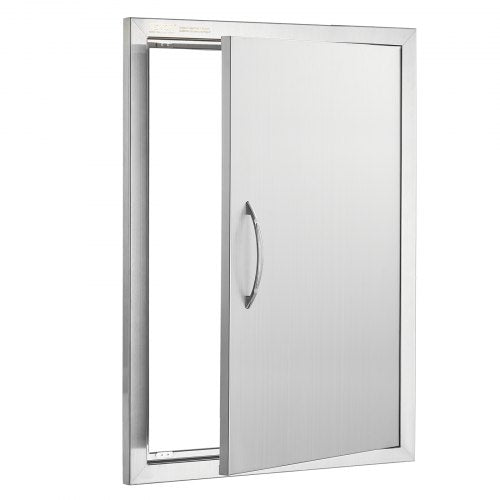 BBQ Access Door 20W x 27H Inch Single Outdoor Kitchen Door Stainless Steel
