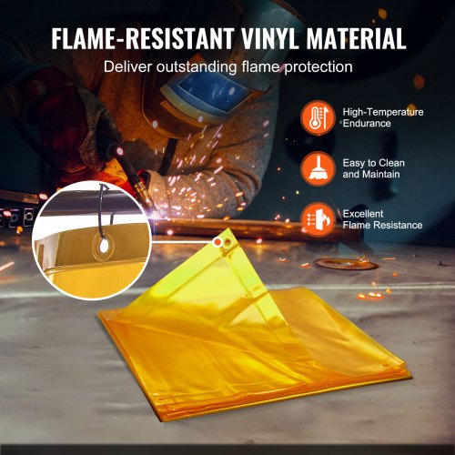 Welding Screen with Frame 6 x 8 Welding Curtain Screen FlameResistant