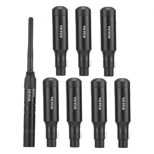Dmx Wireless Receiver 7 Receivers 1 Transmitter 24G Ism Band 656 Ft
