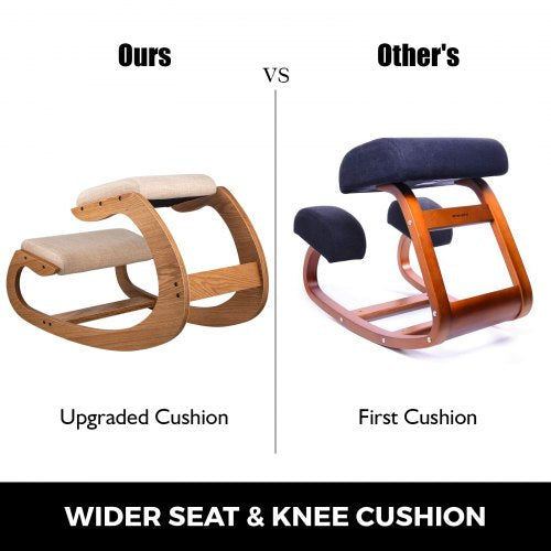 Ergonomic Kneeling Chair Heavy Duty Better Posture Kneeling Stool Office