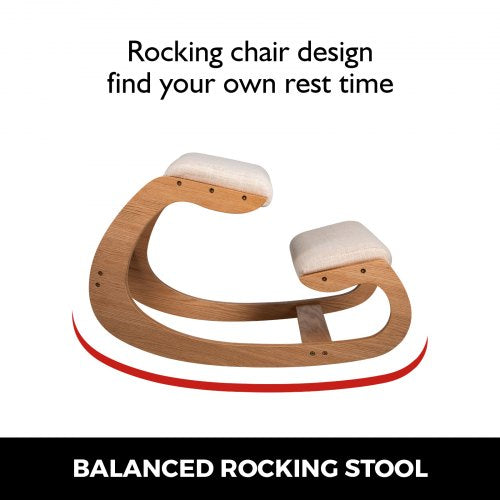 Ergonomic Kneeling Chair Heavy Duty Better Posture Kneeling Stool Office