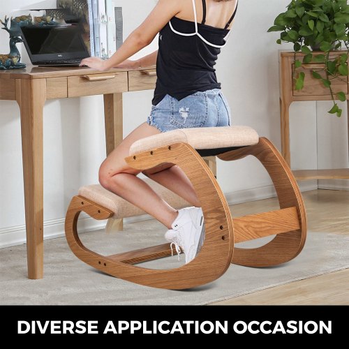 Ergonomic Kneeling Chair Heavy Duty Better Posture Kneeling Stool Office
