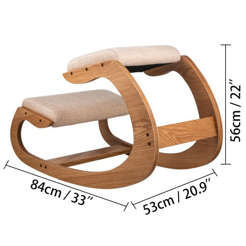 Ergonomic Kneeling Chair Heavy Duty Better Posture Kneeling Stool Office
