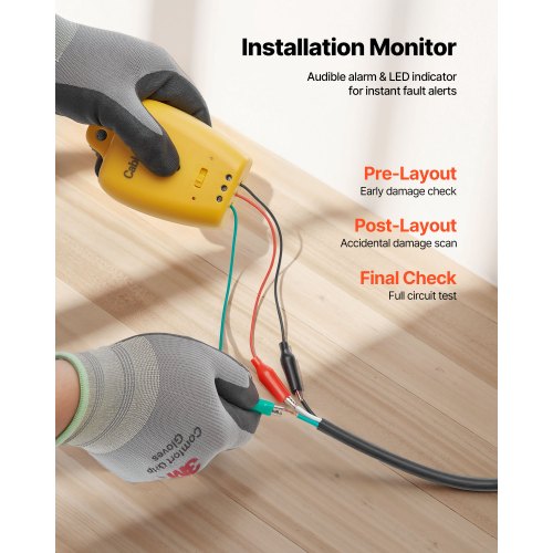 100 Sqft Underfloor Heating Cable Kit 120V Electric Radiant Heated Floor