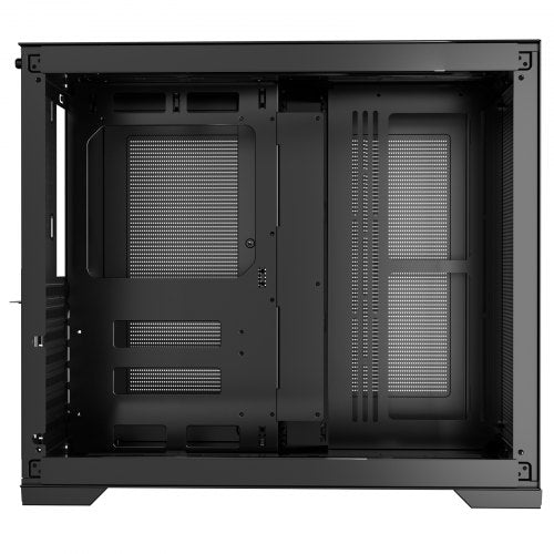 MidTower PC Case Dual Chamber Gaming Computer Case with Tempered Glass