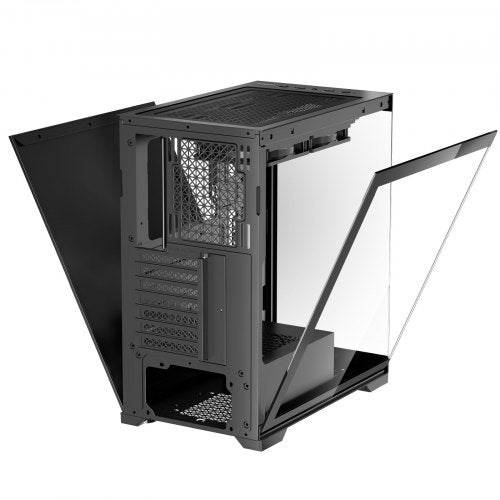 PC Gaming Case MidTower Computer Case with HighAirflow Tempered Glass