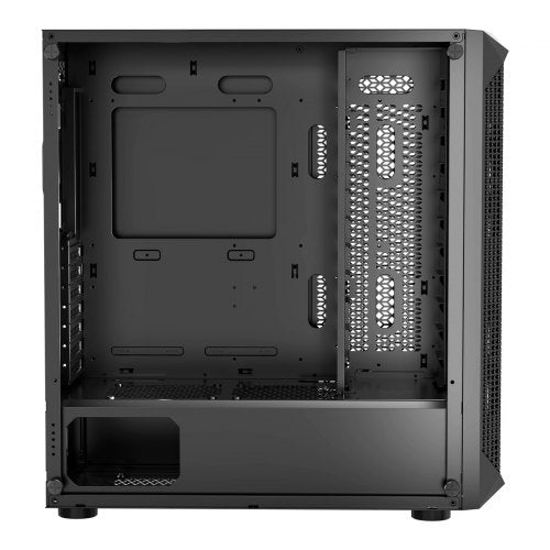 PC Gaming Case MidTower Computer Case with HighAirflow Tempered Glass