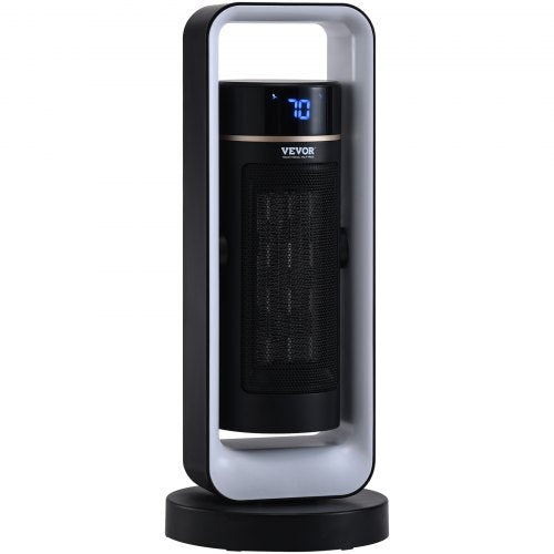 Electric Space Heater with Thermostat Remote Control 1000W1500W 2Level