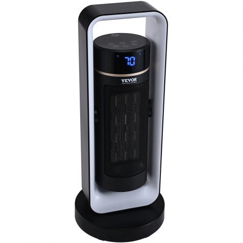 Electric Space Heater with Thermostat Remote Control 1000W1500W 2Level