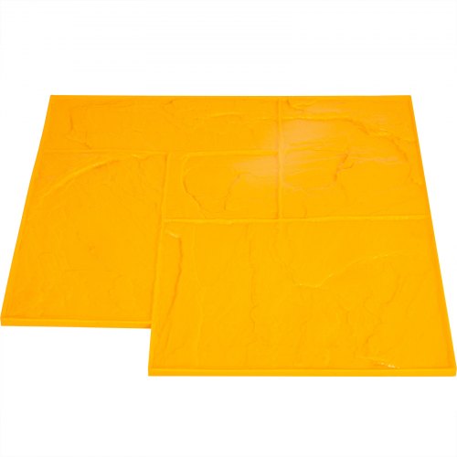 Concrete Texturing Skin 24X24 Stamps Mats Set Polyurethane Stamping Slate 4