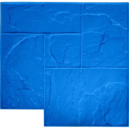 Concrete Texturing Skin 24X24 Stamps Mats Set Polyurethane Stamping Slate 4