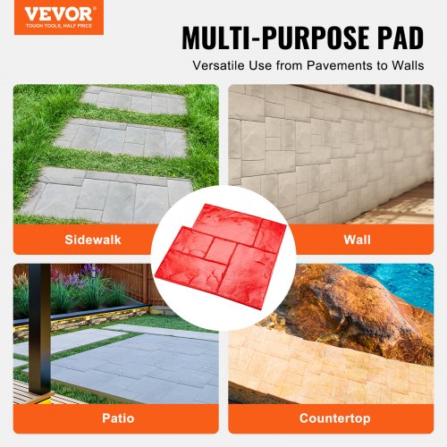 Concrete Stamps Mat 24 x 24 in Concrete Texturing Skin Polyurethane Stamp