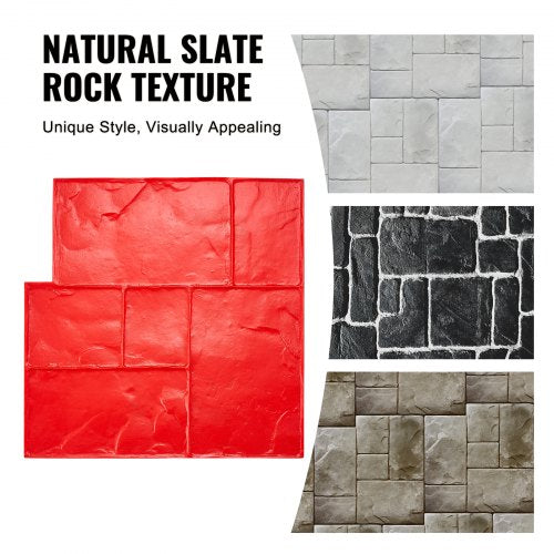 Concrete Stamps Mat 24 x 24 in Concrete Texturing Skin Polyurethane Stamp