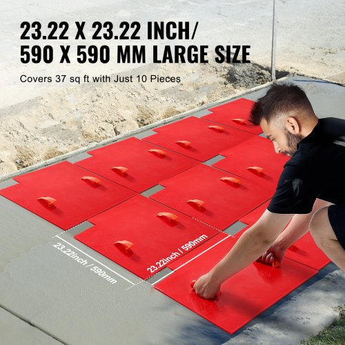 Concrete Stamps Mat 24 x 24 in Concrete Texturing Skin Polyurethane Stamp