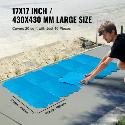 Concrete Stamps Mat 18 x 18 in Concrete Texturing Skin Polyurethane Stamp
