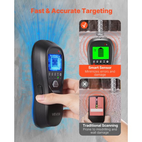 Stud Finder Wall Scanner 5 In 1 Electronic Detector With Smart Sensor