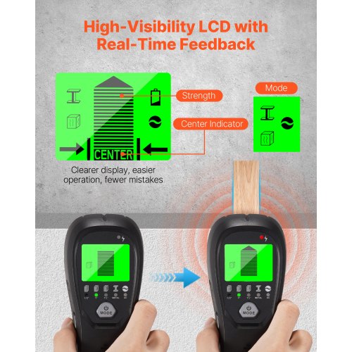 Stud Finder Wall Scanner 5 In 1 Electronic Detector With Smart Sensor