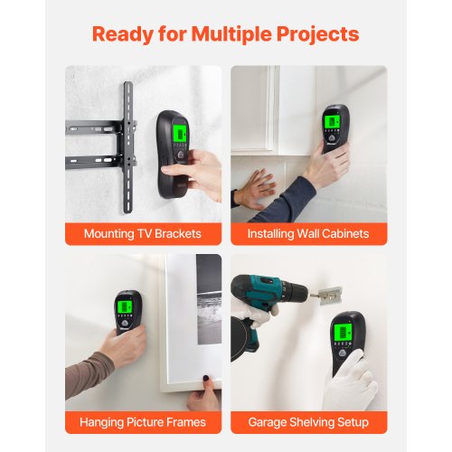 Stud Finder Wall Scanner 5 In 1 Electronic Detector With Smart Sensor