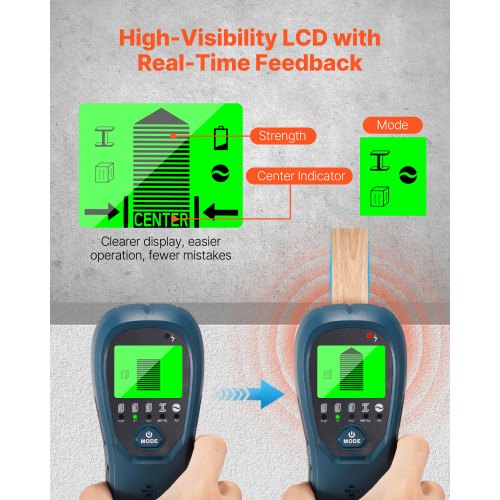 Stud Finder Wall Scanner 5 In 1 Electronic Detector With Smart Sensor 0 6