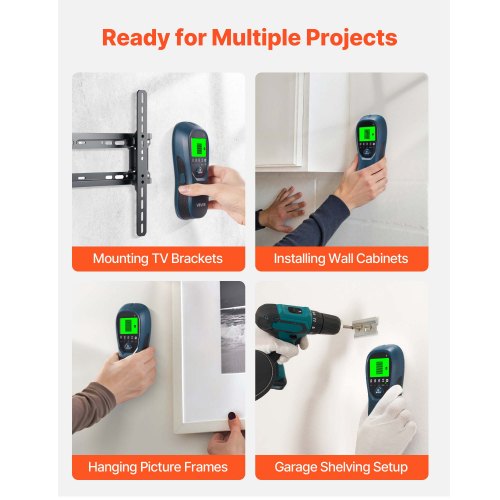 Stud Finder Wall Scanner 5 In 1 Electronic Detector With Smart Sensor 0 6