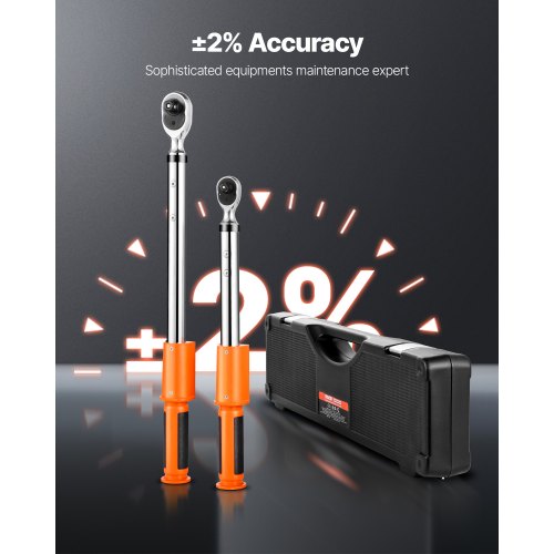 Digital Torque Wrench Set 2 Pieces 12 38 Inch Drive 72Tooth ±2 High