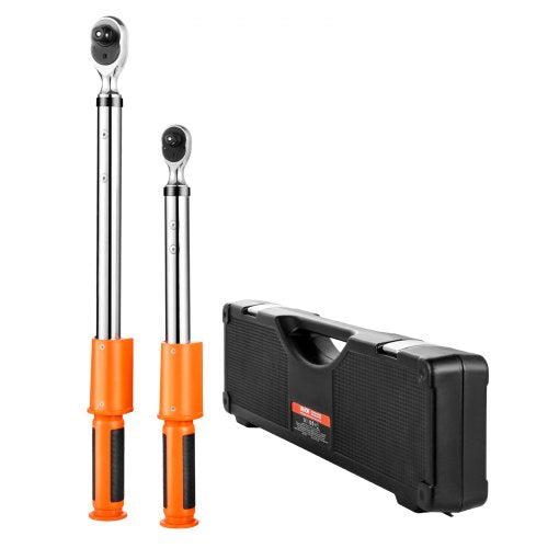 Digital Torque Wrench Set 2 Pieces 12 38 Inch Drive 72Tooth ±2 High