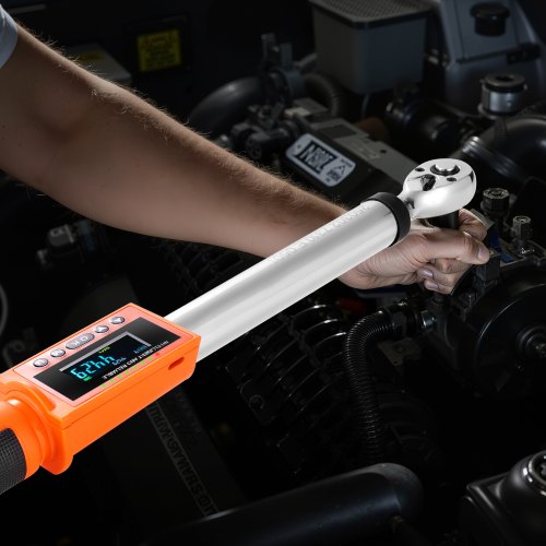 Digital Torque Wrench Set 2 Pieces 12 38 Inch Drive 72Tooth ±2 High