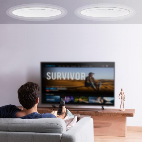 2 PCs 8 Inch in Ceiling Speakers 50Watts Flush Mount Ceiling inWall