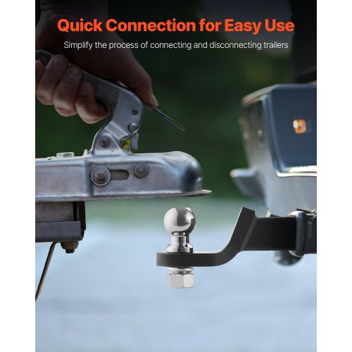 Trailer Hitch Fits 2 Inches Receiver Trailer Hitch Ball Mount with 2