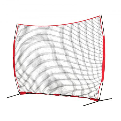 Barricade Backstop Net 12x9 ft Ball Sports Barrier Netting Portable