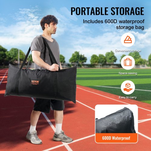 Barricade Backstop Net 16x10 ft Ball Sports Barrier Netting Portable