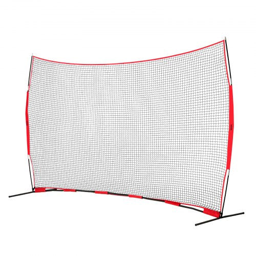 Barricade Backstop Net 16x10 ft Ball Sports Barrier Netting Portable
