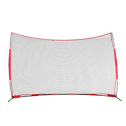 Barricade Backstop Net 16x10 ft Ball Sports Barrier Netting Portable