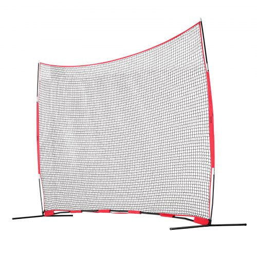 Barricade Backstop Net 16x10 ft Ball Sports Barrier Netting Portable