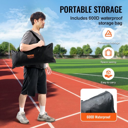 Barricade Backstop Net 7x7 ft Ball Sports Barrier Netting Portable
