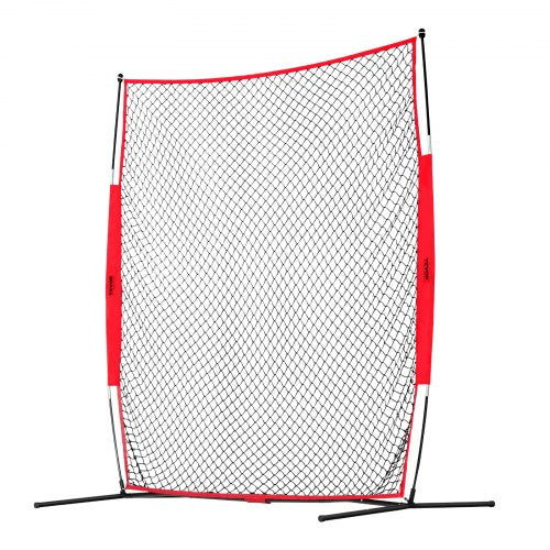 Barricade Backstop Net 7x7 ft Ball Sports Barrier Netting Portable