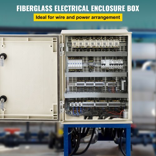 NEMA Steel Enclosure 16 x 12 x 8 NEMA 4X Fiberglass Electrical Box