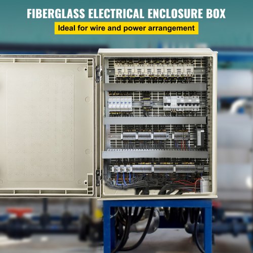 NEMA Enclosure 20 x 16 x 8 inches NEMA 4X Fiberglass Steel Electrical Box