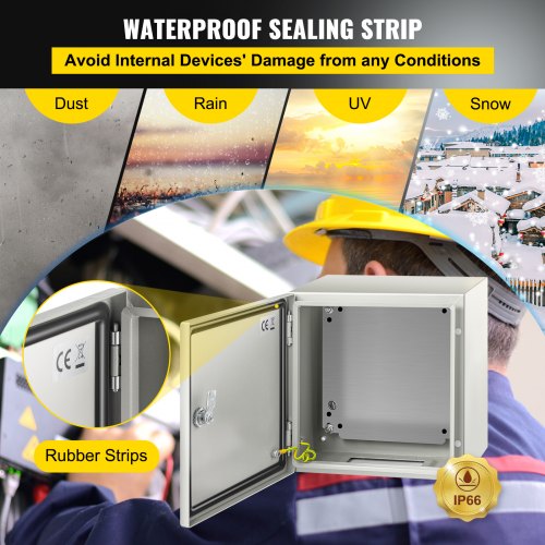 NEMA Steel Enclosure 12 x 12 x 8 NEMA 4X Steel Electrical Box IP66
