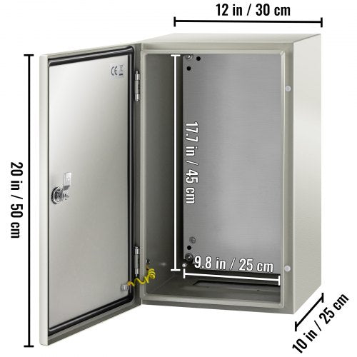 NEMA Steel Enclosure 20 x 12 x 10 NEMA 4X Steel Electrical Box IP66