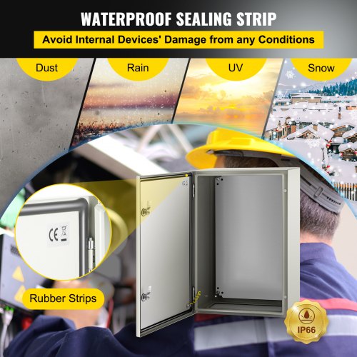NEMA Steel Enclosure 24 x 16 x 10 NEMA 4X Steel Electrical Box IP66
