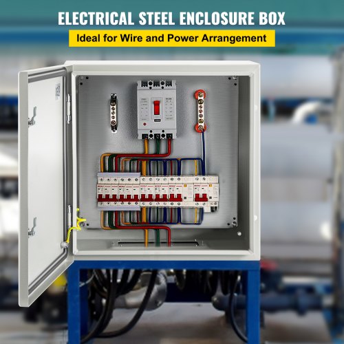 NEMA Steel Case 24x24x8 NEMA 4X Metal Electric Enclosure IP66 Water