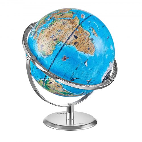 Educational Globe for Kids 10 in254 mm Interactive AR World Globe with AR