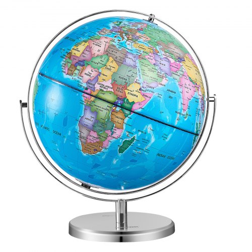 Rotating World Globe with Stand 13 in330.2 mm Educational Geographic