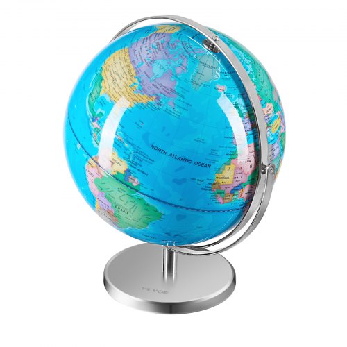 Illuminated World Globe with Stand 13 in330.2 mm Educational Earth Globe