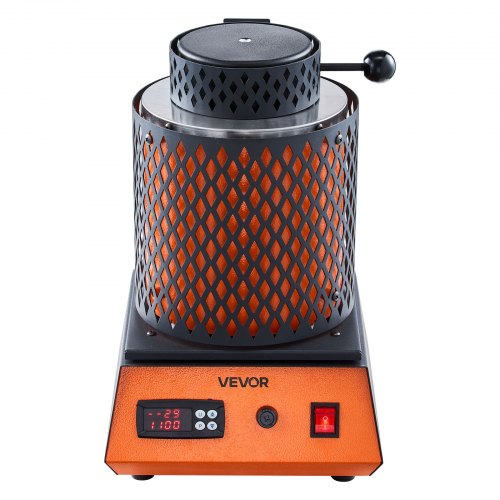 Electric Melting Furnace 1350W Metal Smelter Foundry 21021150 Smelting Machine