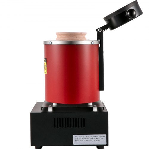 Gold Melting Furnace 1350W 2102 Max Temperature 3 Kg Digital Electric With 1