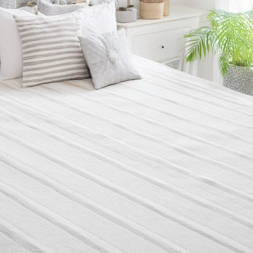Heated Mattress Pad 60 x 80 in Queen Electric Bed Warmer with 15 Heat