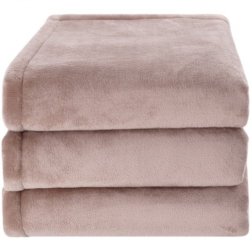 Heated Blanket Electric Throw 84 x 90 Queen Size Soft Flannel Heating