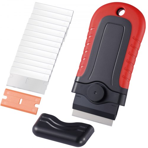 Razor Blade Scraper 15 Extra Blades Locking Scraper Tool with Security